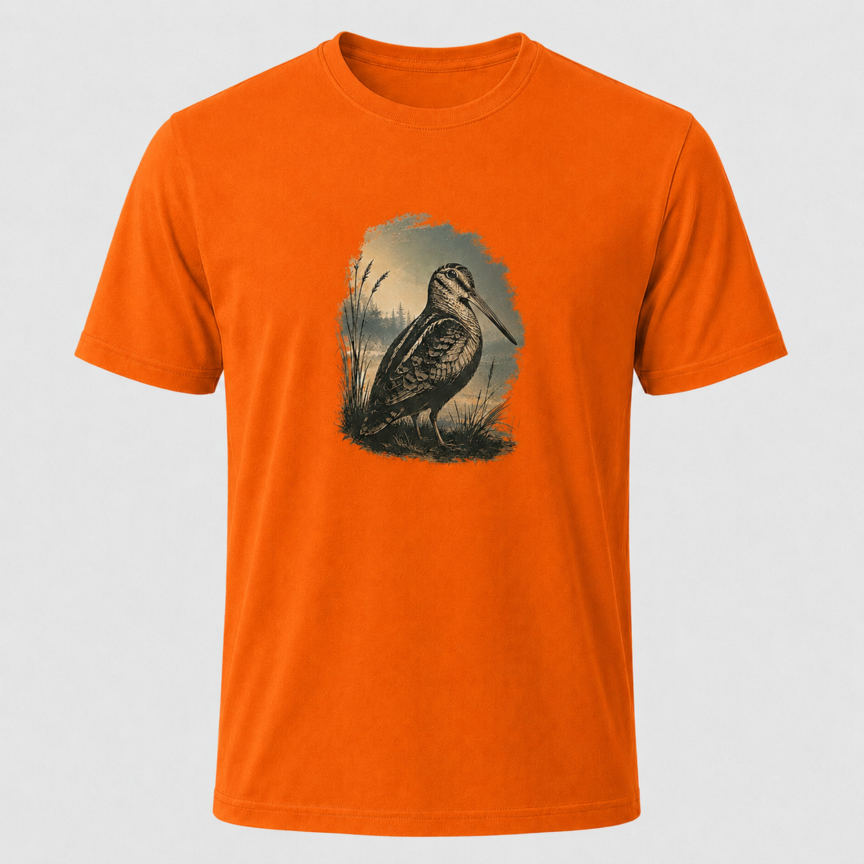 Hardstone Çulluk Kuşu Baskılı %100 Pamuk T-Shirt