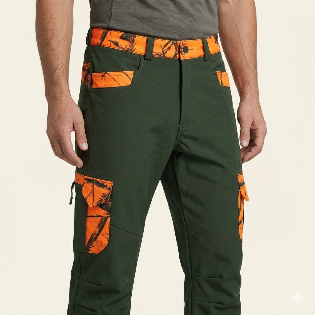 Neon / Haki Softshell Pantolon