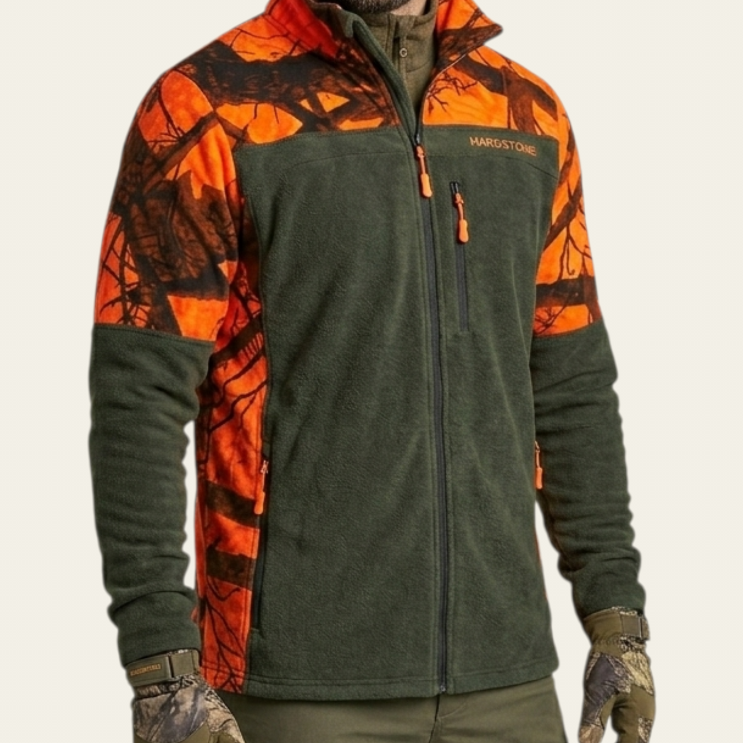 Tam yalıtımlı ara katman Hardstone erkek outdoor polar
