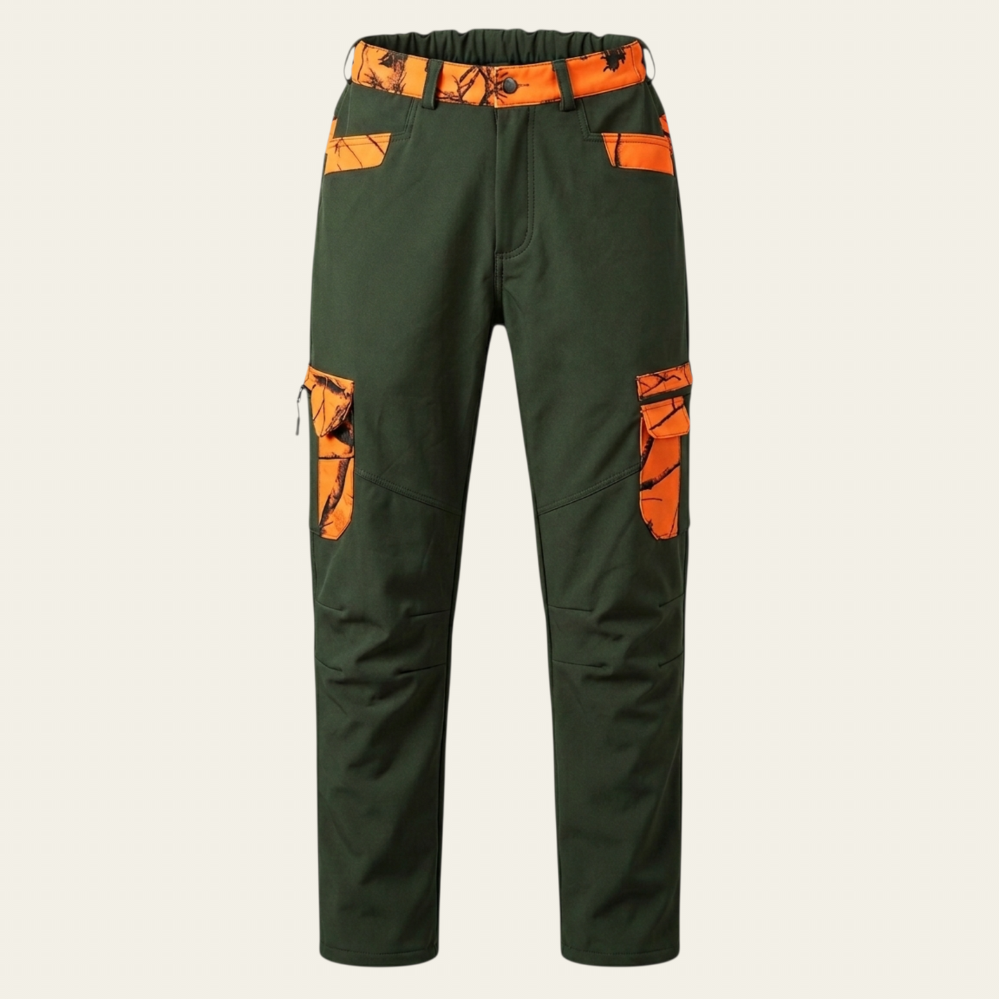 Neon / Haki Softshell Pantolon