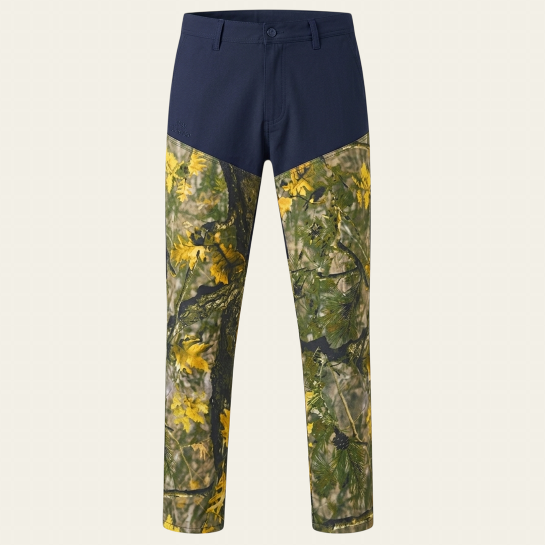 Gabardin Oxford Av Pantolonu – Lacivert / Meşe Desen