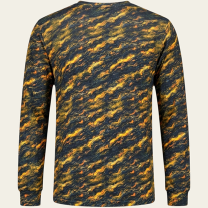 Van Gogh Tablo Desen Uzun Kollu T-shirt