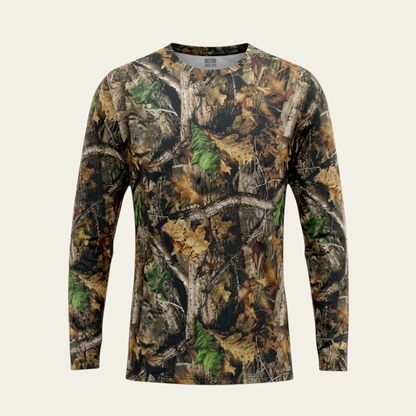 Meşe Desen Uzun Kollu T-shirt