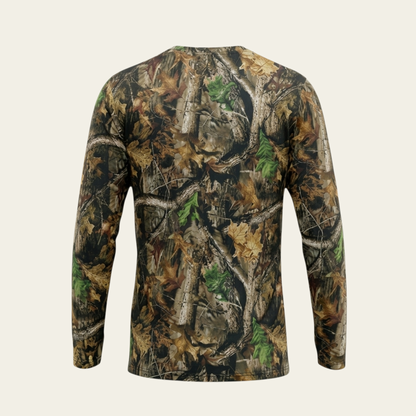 Meşe Desen Uzun Kollu T-shirt
