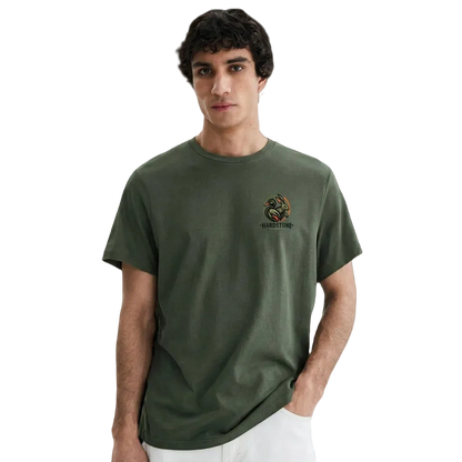 Hardstone Signature Logo Baskılı %100 Pamuk T-Shirt
