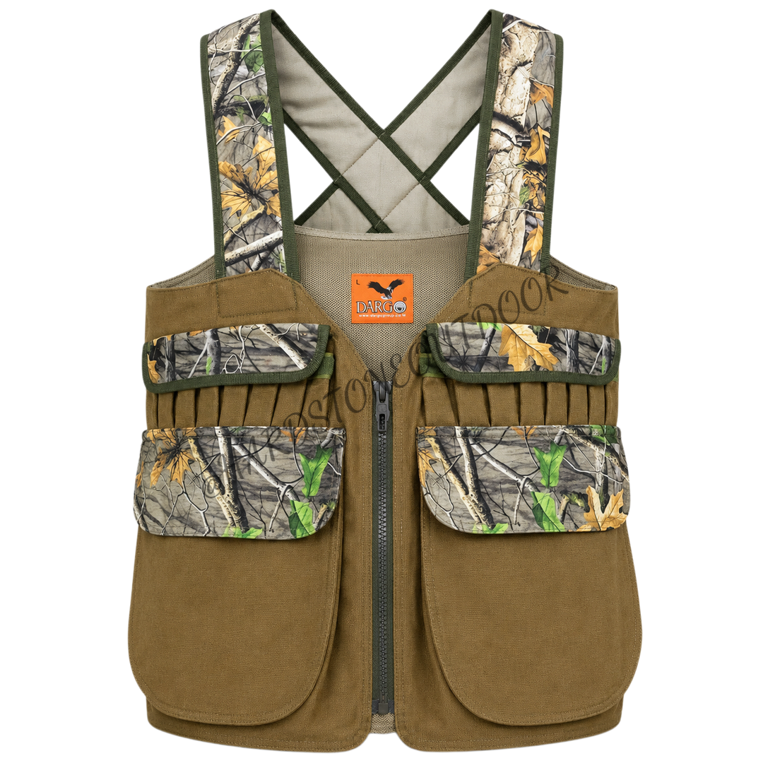 Dargo Camel Meşe Askılı Cordura Avcı Yeleği önden ürün görünümü