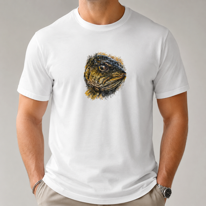 Hardstone Yırtıcı Balık Baskılı %100 Pamuk T-Shirt