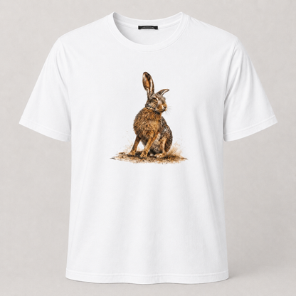 Hardstone Yabani Tavşan Baskılı %100 Pamuk T-Shirt