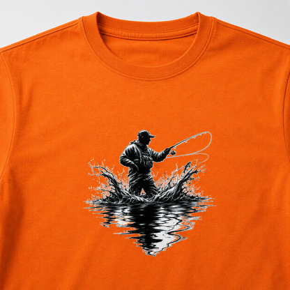 Hardstone At-Çek Balıkçı Baskılı %100 Pamuk T-Shirt