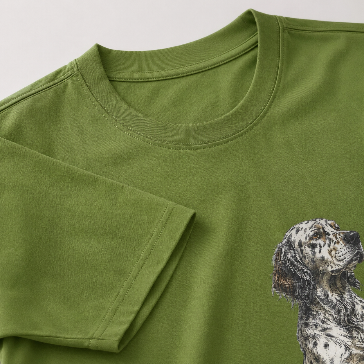 Hardstone Setter Baskılı %100 Pamuk T-Shirt baskı ve kumaş detay görseli