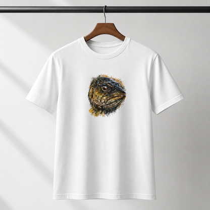 Hardstone Yırtıcı Balık Baskılı %100 Pamuk T-Shirt