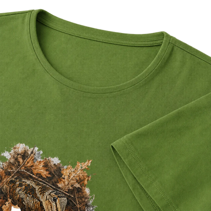 Hardstone 'Sonbahar Kamuflajı' Çulluk Kuşu %100 Pamuklu T-Shirt baskı ve kumaş detay görseli