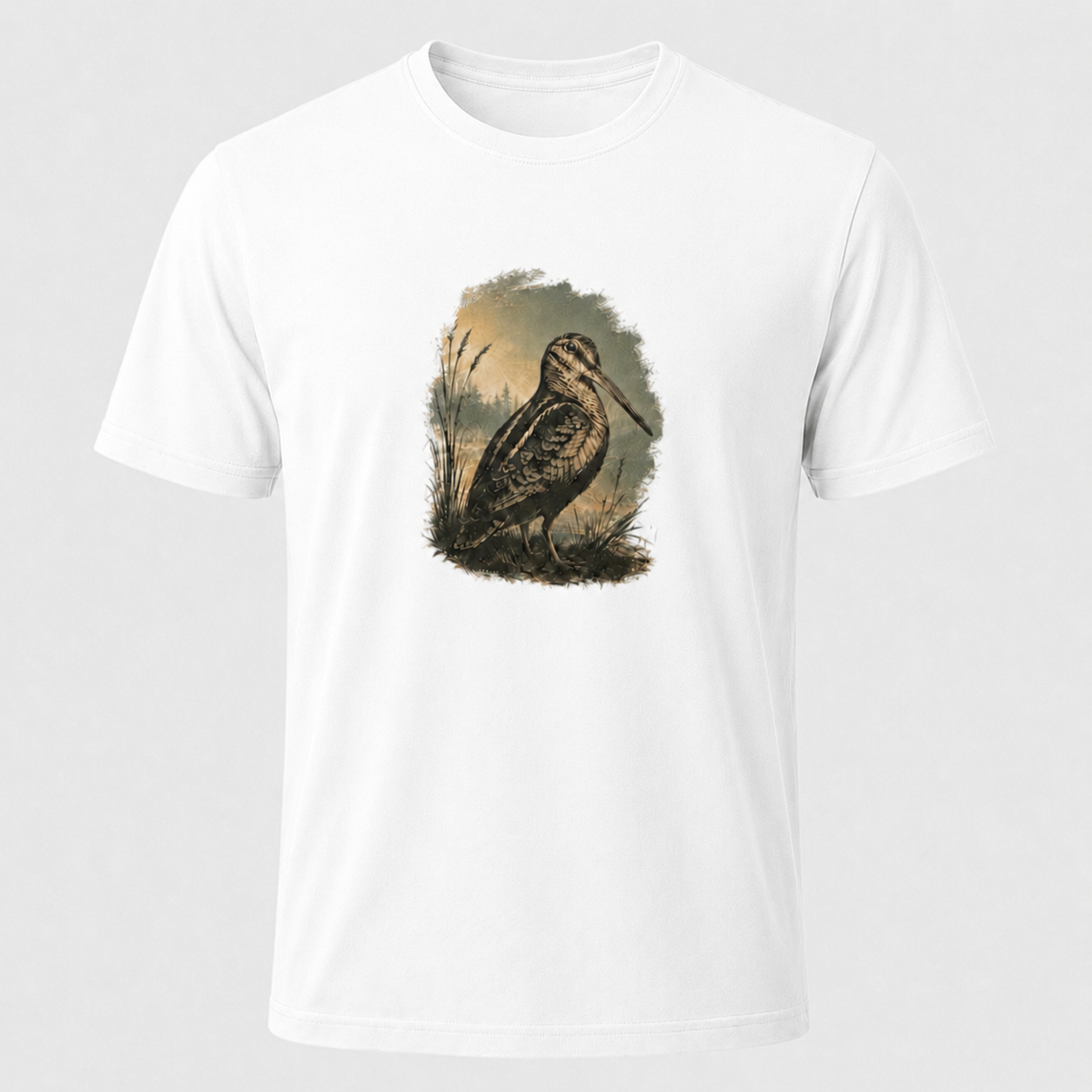 Hardstone Çulluk Kuşu Baskılı %100 Pamuk T-Shirt
