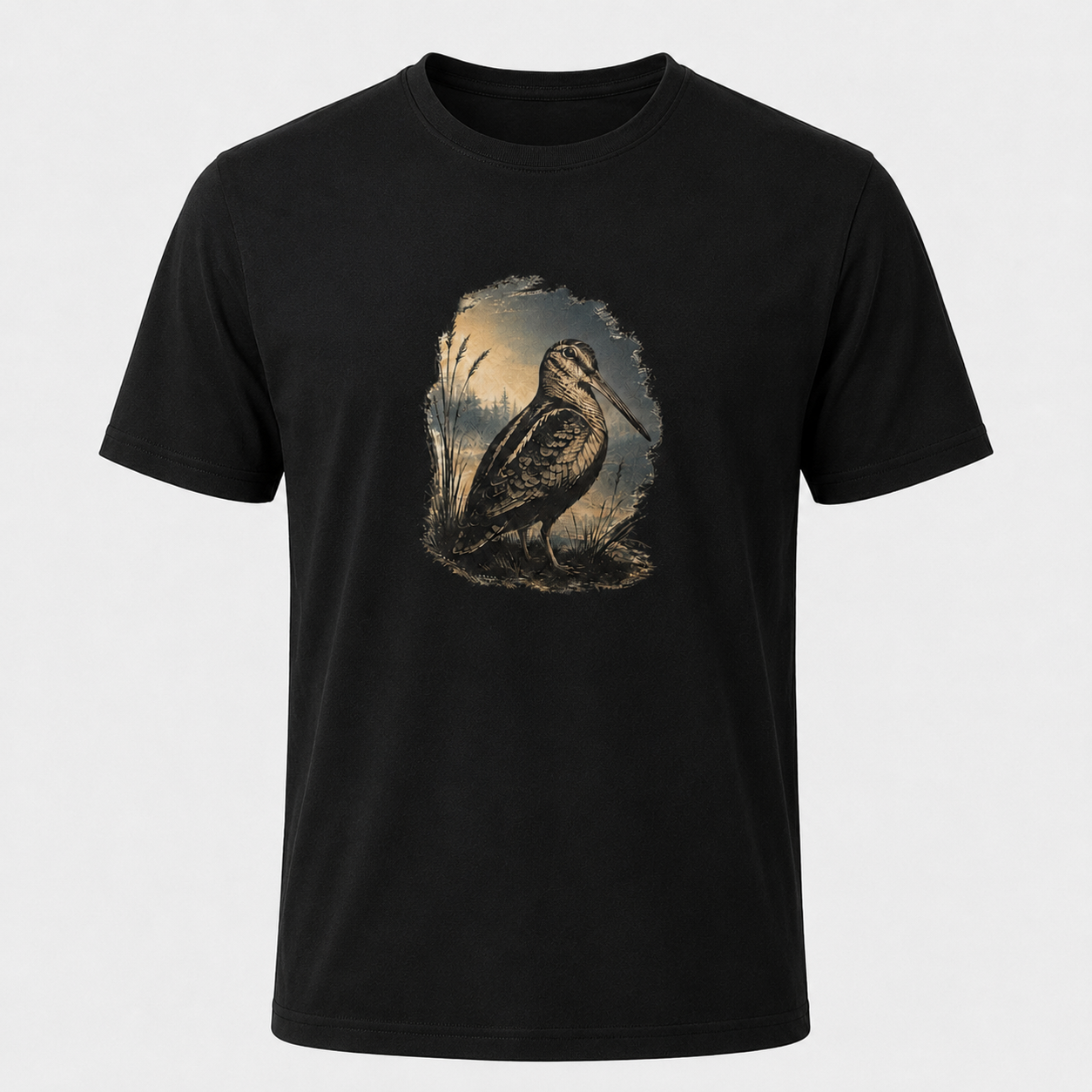 Hardstone Çulluk Kuşu Baskılı %100 Pamuk T-Shirt
