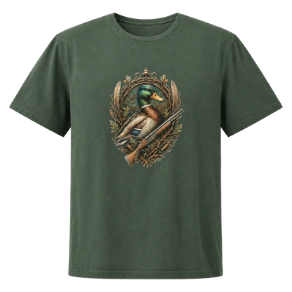 Hardstone Yeşilbaş Ördek Baskılı %100 Pamuk T-Shirt ürün ana görseli