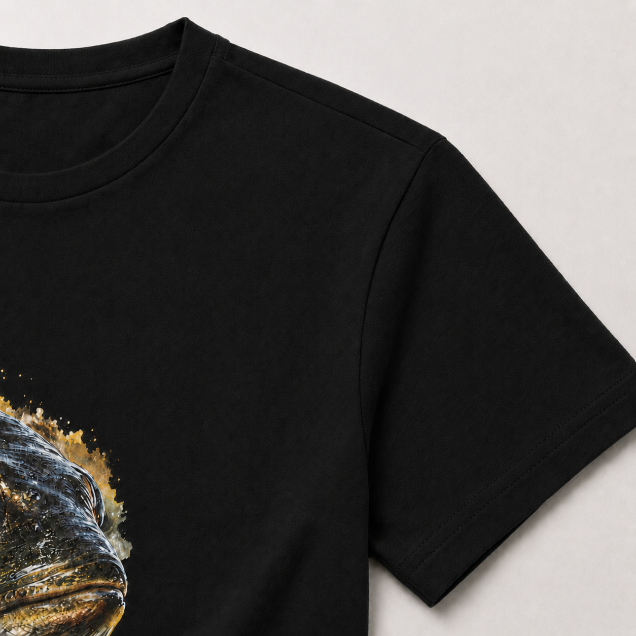 Hardstone Yırtıcı Balık Baskılı %100 Pamuk T-Shirt