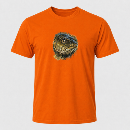 Hardstone Yırtıcı Balık Baskılı %100 Pamuk T-Shirt
