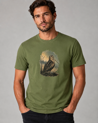 Hardstone Çulluk Kuşu Baskılı %100 Pamuk T-Shirt