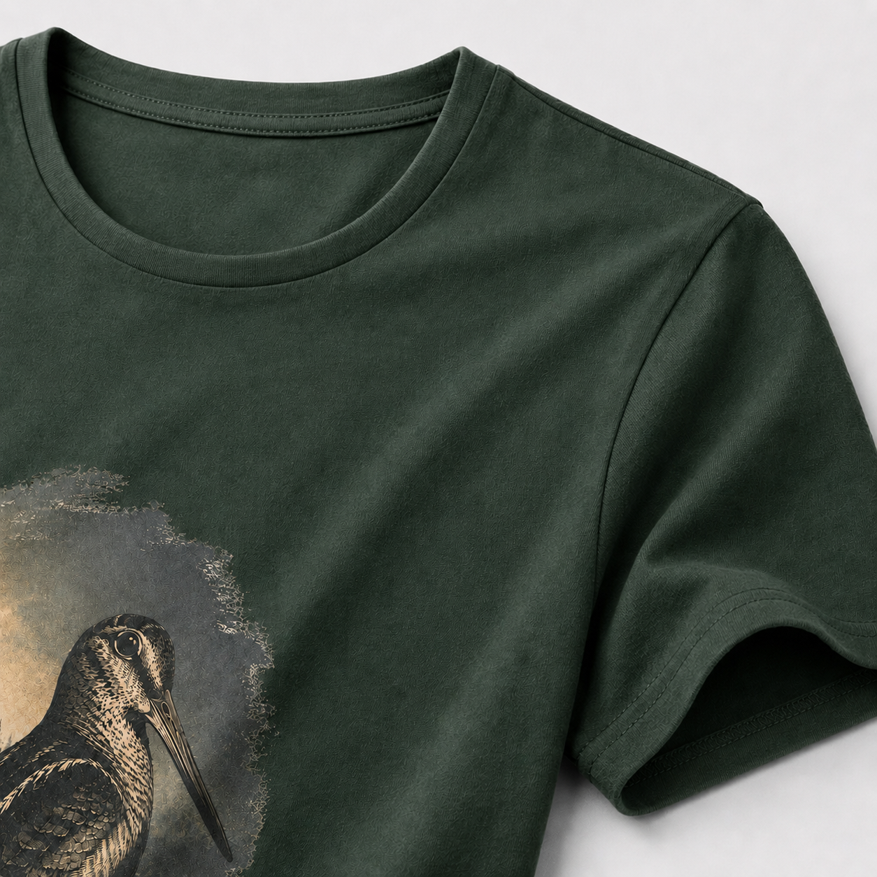 Hardstone Çulluk Kuşu Baskılı %100 Pamuk T-Shirt ürün detay görseli