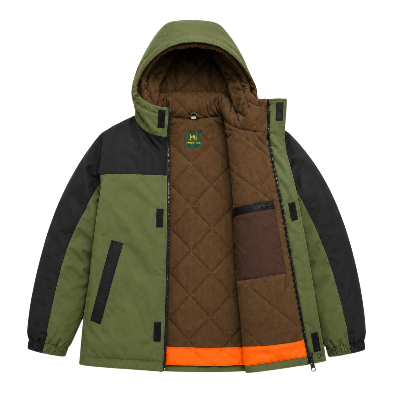 Hardstone Defender Mont - Haki / Siyah