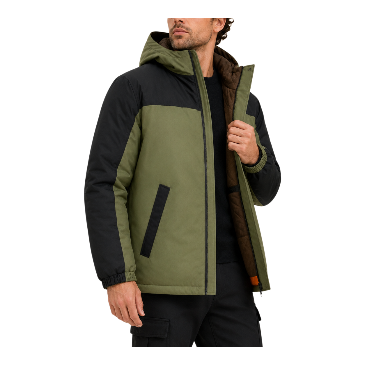 Hardstone Defender Mont - Haki / Siyah