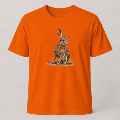 Hardstone Yabani Tavşan Baskılı %100 Pamuk T-Shirt
