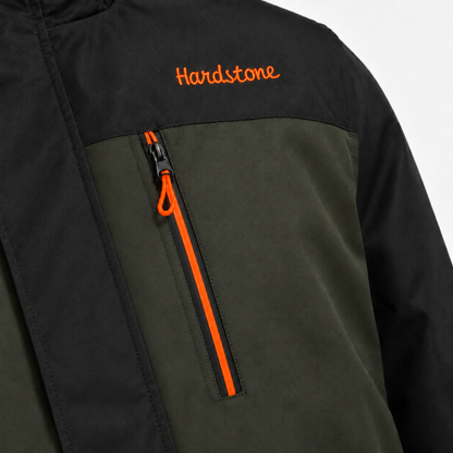 Hardstone Oxford Kapüşonlu Erkek Kaban – Turuncu İz