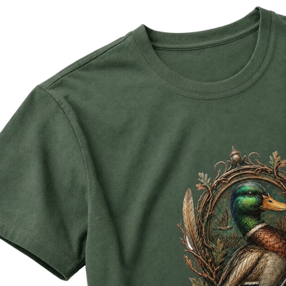 Hardstone Yeşilbaş Ördek Baskılı %100 Pamuk T-Shirt ürün detay görseli