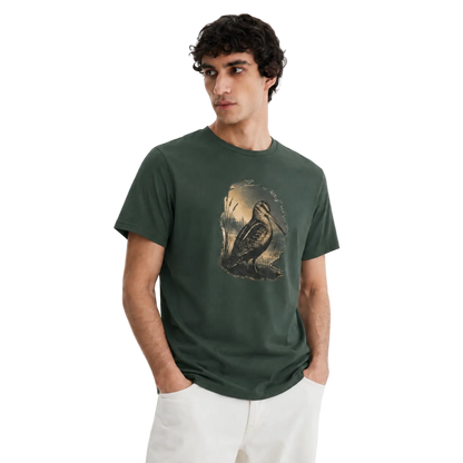 Hardstone Çulluk Kuşu Baskılı %100 Pamuk T-Shirt ürün ana görseli