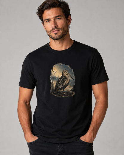 Hardstone Çulluk Kuşu Baskılı %100 Pamuk T-Shirt