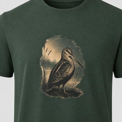 Hardstone Çulluk Kuşu Baskılı %100 Pamuk T-Shirt model üzerinde görünüm