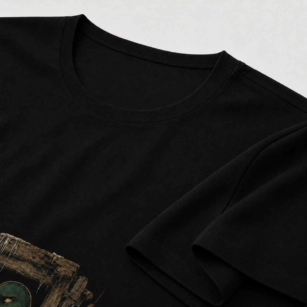 Hardstone Avcı Kulübesi Yeşilbaş Ördek Baskılı %100 Pamuklu T-Shirt