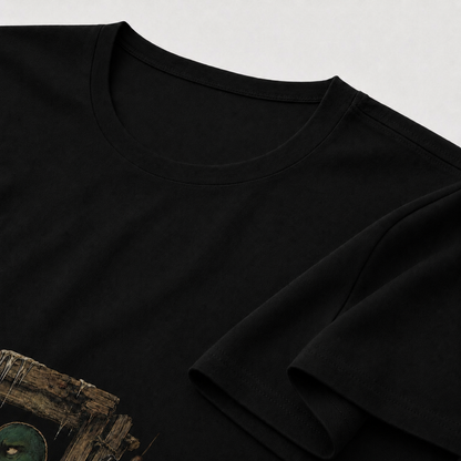 Hardstone Avcı Kulübesi Yeşilbaş Ördek Baskılı %100 Pamuklu T-Shirt