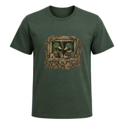 Hardstone Avcı Kulübesi Yeşilbaş Ördek Baskılı %100 Pamuklu T-Shirt ürün ana görseli
