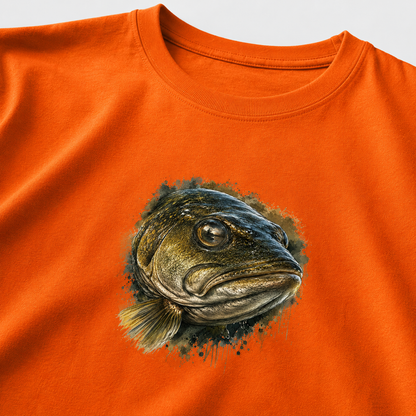 Hardstone Yırtıcı Balık Baskılı %100 Pamuk T-Shirt
