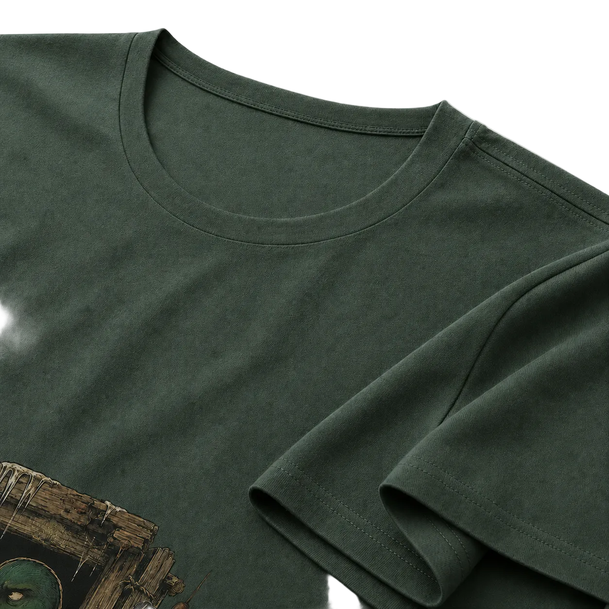 Hardstone Avcı Kulübesi Yeşilbaş Ördek Baskılı %100 Pamuklu T-Shirt ürün detay görseli