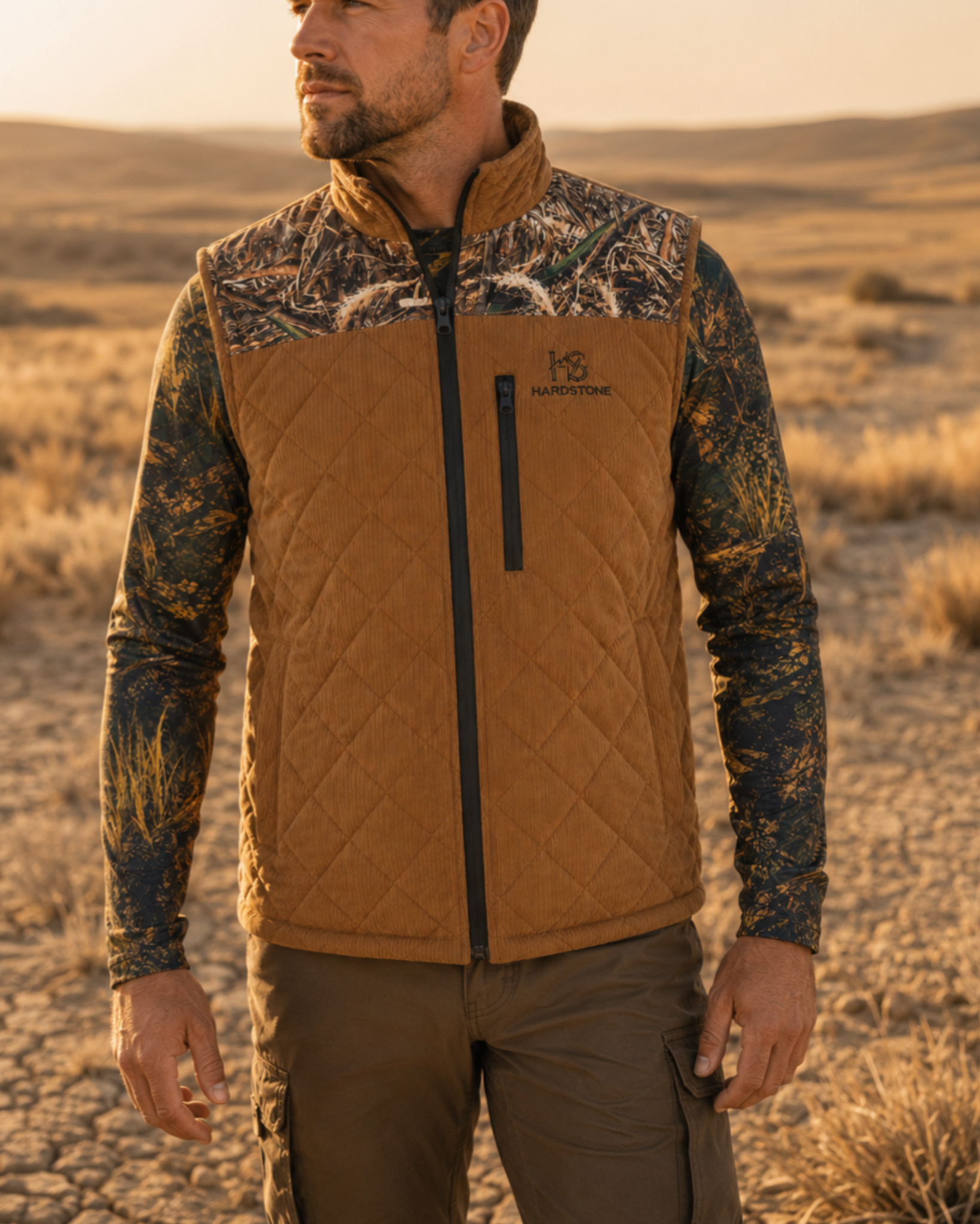 Hardstone Outdoor Vintage Arazi Seti Taba model üzerinde