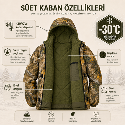Hardstone Süet Soğuk İklim Takımı - Meşe Desen takım görünümü