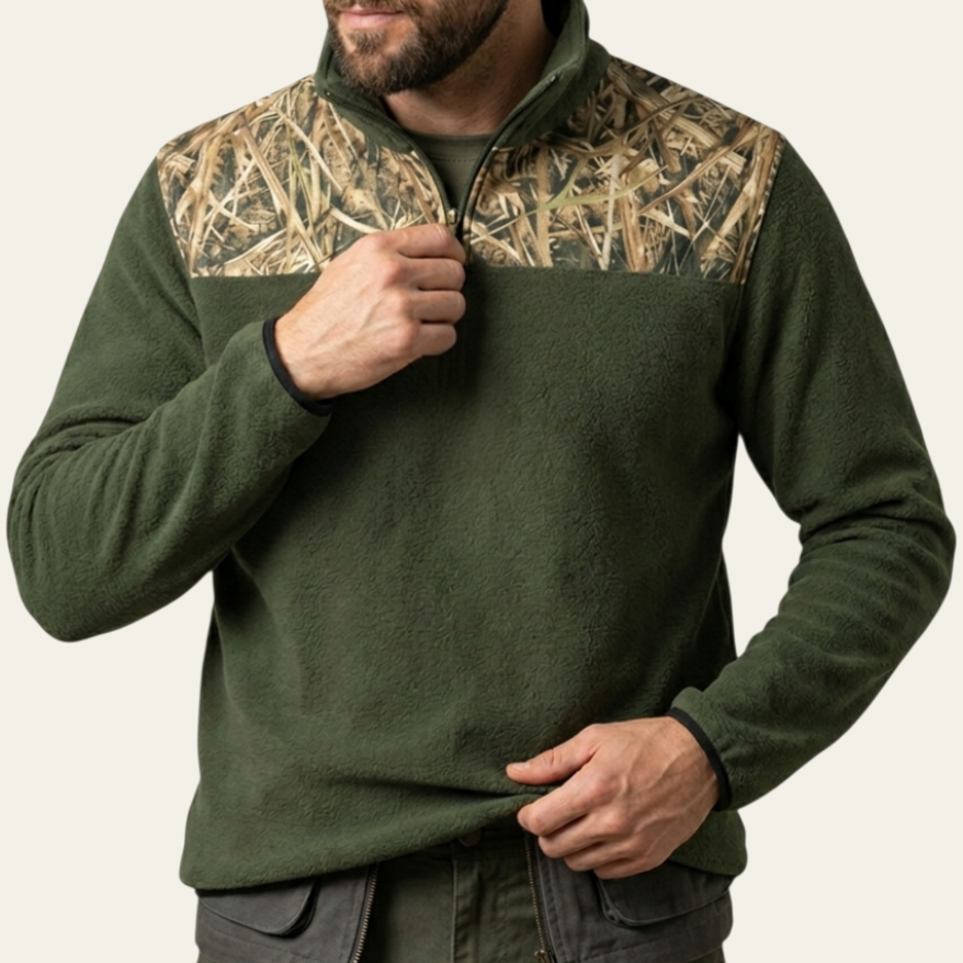 Tam yalıtımlı ara katman Hardstone erkek outdoor polar