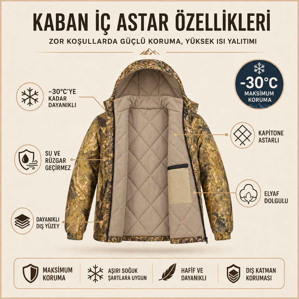 Soğuk İklim Takımı - Kuru Saz Desen