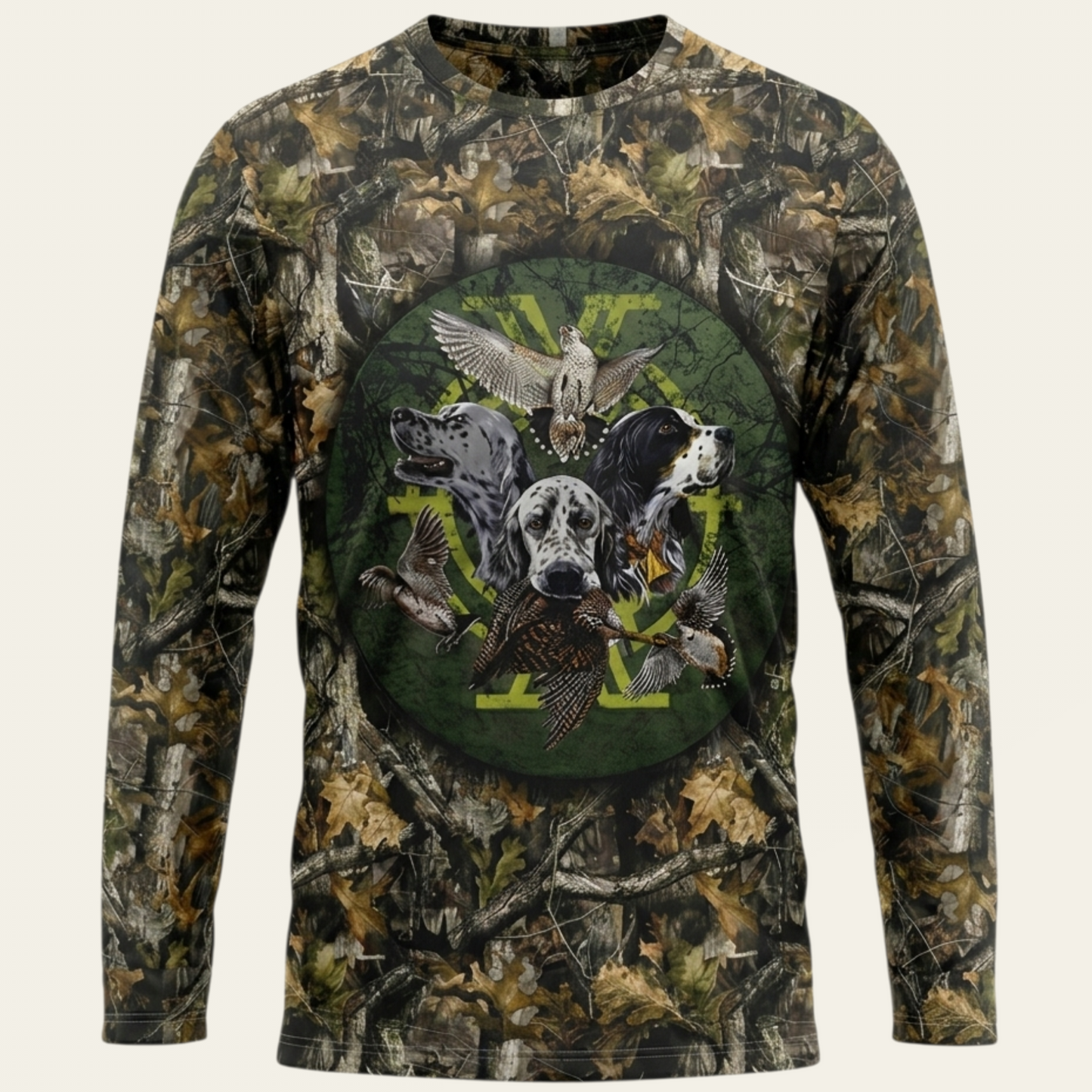 Av Köpek Desenli T-shirt