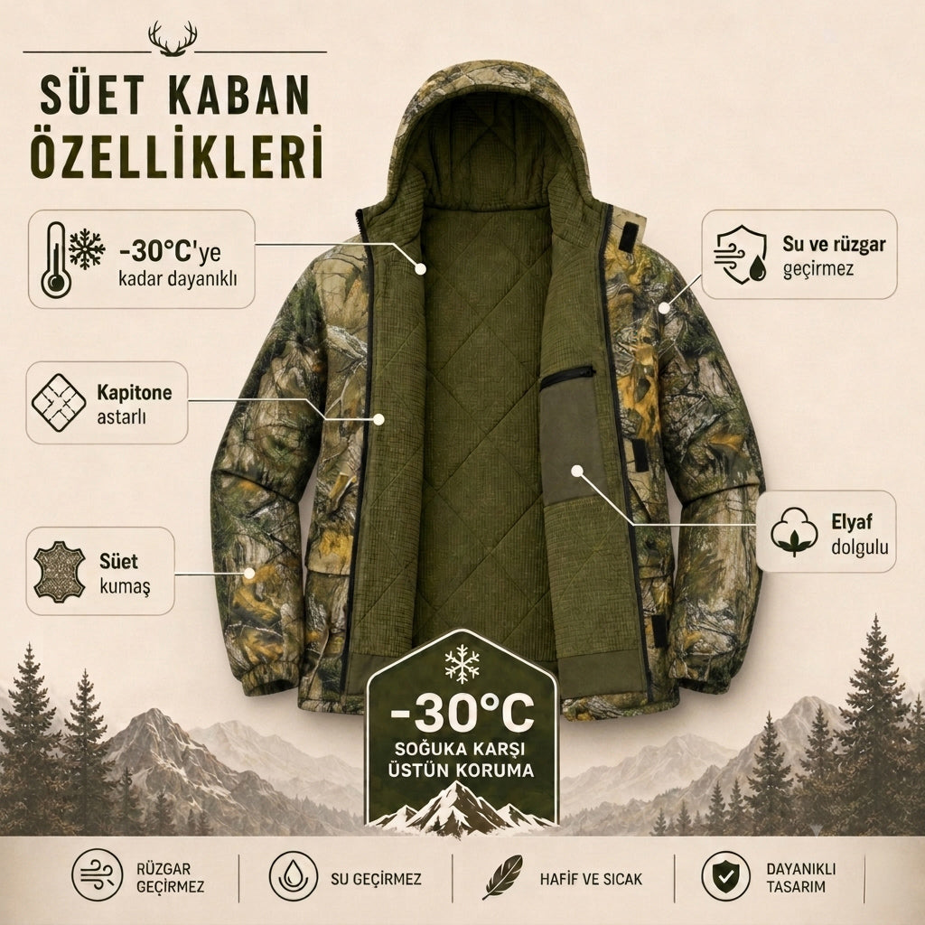 Hardstone Süet Soğuk İklim Takımı - Meşe Desen