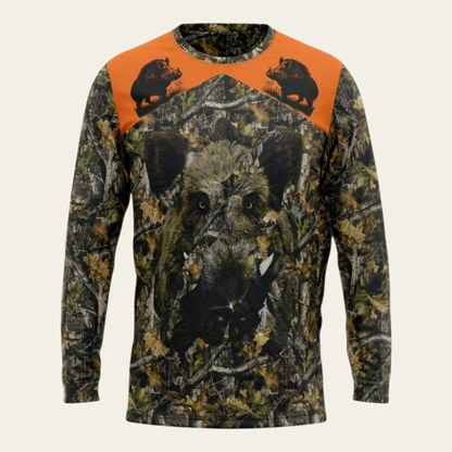Hardstone premium pamuklu erkek outdoor t-shirt siyah