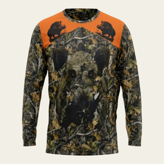 Hardstone premium pamuklu erkek outdoor t-shirt siyah