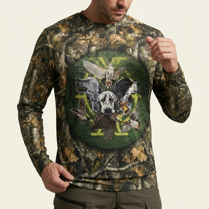 Av Köpek Desenli T-shirt
