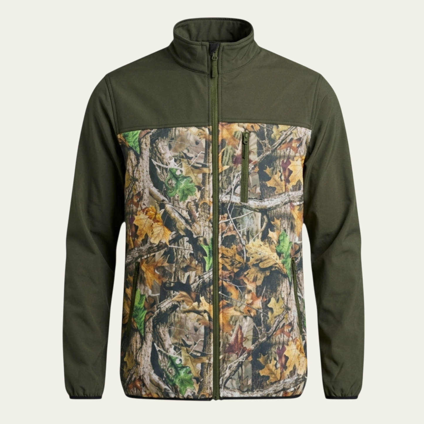 Meşe Desen Softshell Ceket