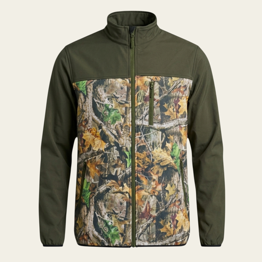 Meşe Desen Softshell Ceket