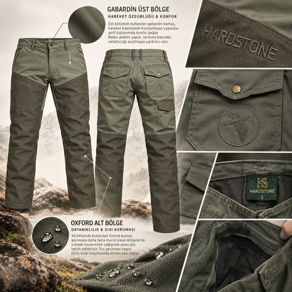Gabardin Oxford Av Pantolonu – Haki