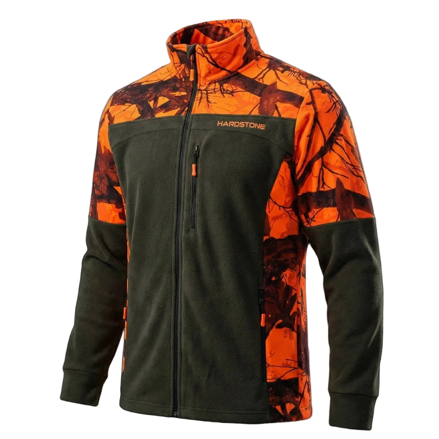 HS Neon / Haki Meşe Desen Polar