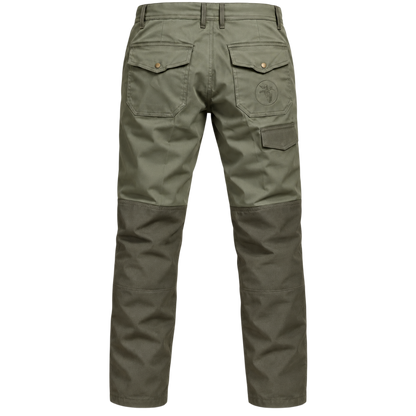 Gabardin Oxford Av Pantolonu Haki arka görünüş